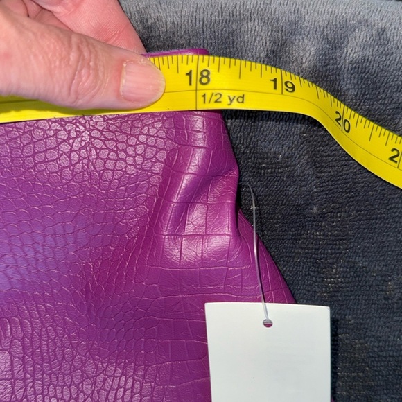 Bar III Purple Croc Embossed Textured Skirt, XXL - Picture 4 of 9